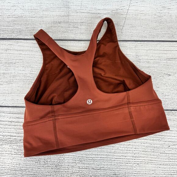 Lululemon Active Wunder Train Cayenne Longline Sports Bra Size 8 - Picture 3 of 10